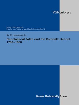 cover image of Neoclassical Satire and the Romantic School 1780–1830